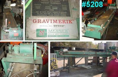12 in. w x 8 ft. 6 in. l gravimerik belt conveyor