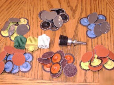 3M 1-in roloc disc assortment with hardware 55PCS