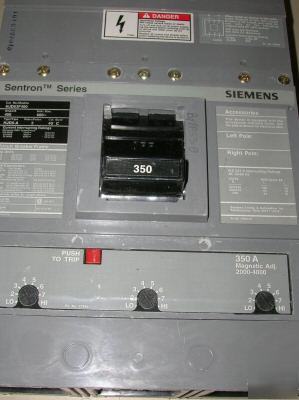 Siemens sentron series 450 amp HLD63F600 magnetic adj.