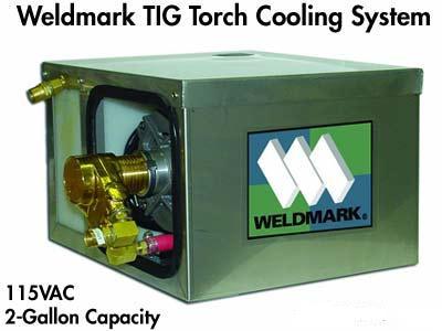 Tig torch cooling system, 2-gal, 115V