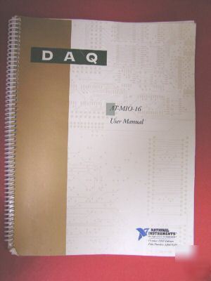 National instruments daq at-moi-16 user manual