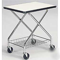 Wesco fold away table top cart