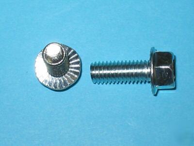 350 serrated flange screws - size 1/4-20 x 3