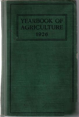 1926 yearbook of [us] agriculture hb w/free shipping 