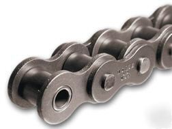 #25 riveted roller chain, 10 ft box, ansi 1/4