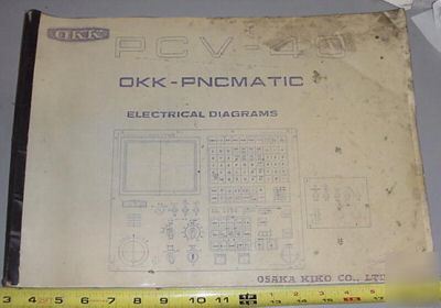 Okk vmc pcv-40 vertical machining center PCV40 manual