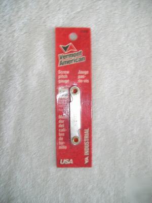 Vermont amer. metric pitch gauge 0.45MM to 2.5MM 21938