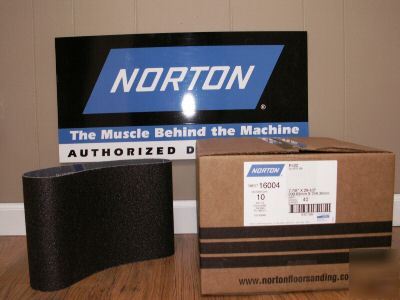 Norton floor sanding belts 16 grit