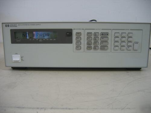 Hp agilent 6621A power supply, 7V/10A, 20V/4A dual otpt