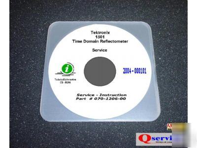 Tektronix 1501 tdr service manual + more