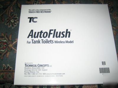 Autoflush automatic toilet flush touch free bath tank