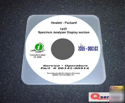 Hp 141T display section service - operators manual
