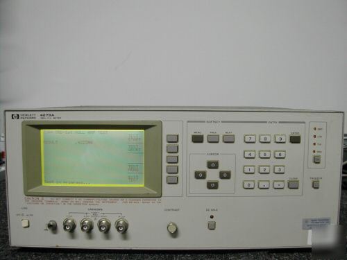 Agilent/ hp 4279A c-v meter, 1 mhz with test fixture