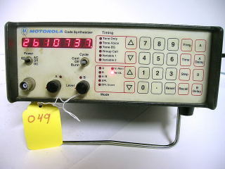 Motorola code synthesizer, model R1100A