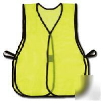 High visibility mesh vest, lime; sizes sm-xl