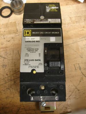 Square d i line molded case breaker 225A Q222225ACH 2 p