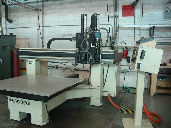 Motionmaster 3 axis 5' x 5' cnc router fagor control 