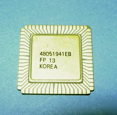New R80186 intel vintage rare cpu gold logo on backside 