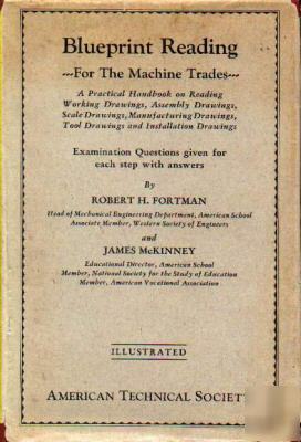 Blueprint reading for machine trades illustrated 1936