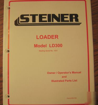Steiner tractor loader operator's manual 