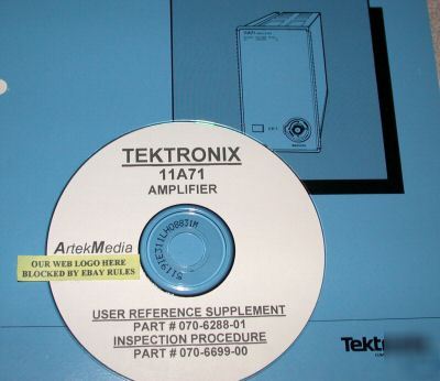 Tektronix 11A71 user reference manuals (2 volumes)