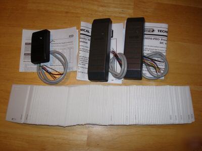 Hid card readers and cards