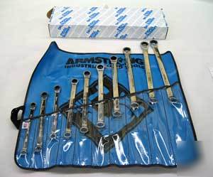 10 pc armstrong 12 point ratcheting wrench set