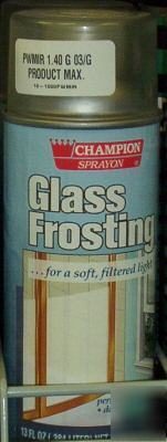 2~champion sprayon~glass frosting 10.5OZ can