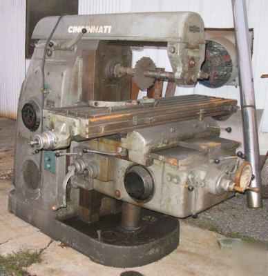 Cincinnati no. 2 horizontal milling machine