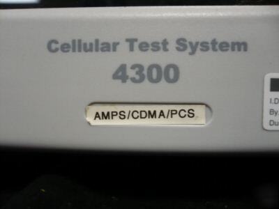 Wavetek willtek 4303 / 4300 cellular test set cdma pcs