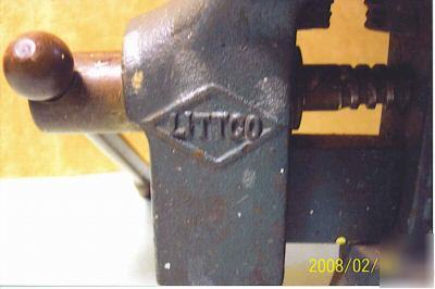 Old bench vice from littlestown foundry pa