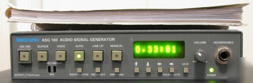 Tektronix asg-100 commercial broadcast audio generator