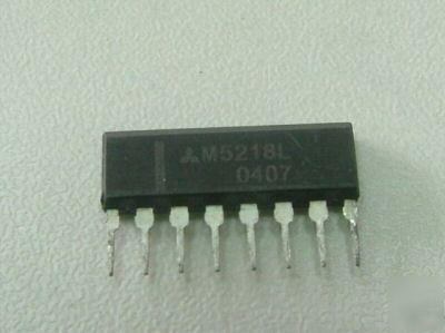2 pcs mitsubishi M5218L dual low-noise op amp ics chips