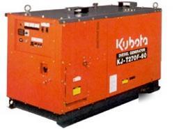 15 kw generator, diesel, single phase, enclosed, kj
