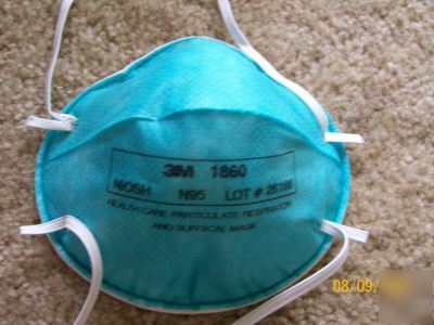 3M 1860/N95 respirator/surgical masks 20/box