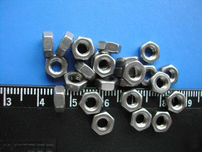 4 millimeter M4 stainless steel metric nuts 99 count