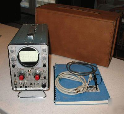 Tektronix 321A portable oscilloscope w/ case 7348