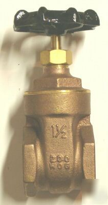 #VA14 - cast brass gate valve 1-1/2