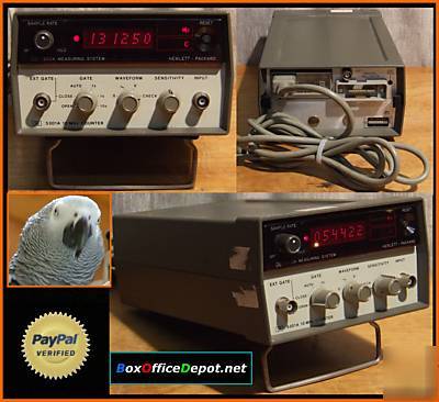 Hewlett packard 5300A 10 mhz counter measuring system
