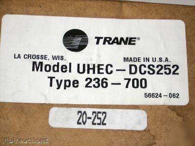 Trane fan control selector switch model uhec 