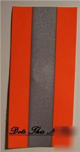 Orange/silver 3M reflective tape sew on cloth safety 2