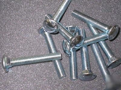 50 carriage bolts - size: 1/2-13 x 5
