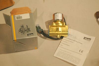 New parker G1100652 24V dc solenoid valve 2-way 