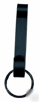 Black solid steel heavy duty key clip