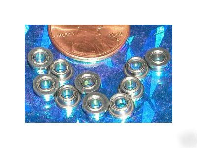 10 bearing 3X6 flanged bearings with teflon seals