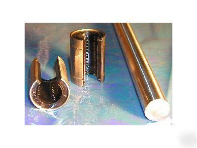 5' cnc shaft rods rod w/ bearing linear slider bearings