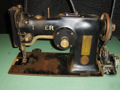Antique singer industrial sewing machine
