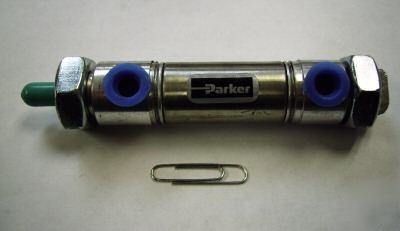 Parker mini air cylinder 3/4 bore x 1/4 stroke