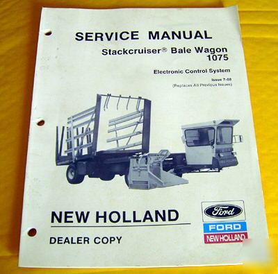 Ford nh 1075 stackcruiser bale wagon service manual