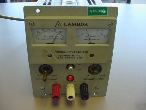 Lambda lp-414A-fm dc regulated power supply